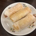 菜香新館 - 海老のウエハース巻き揚げ