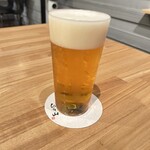 日本料理うしお - 生ビール（エーデルビルズ）