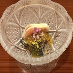 馳走 山傳 - いちぢくと海鮮の煮凝り