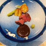 四季料理 悠 - 鹿のステーキ