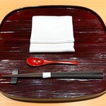 銀座 稲葉 - お手元