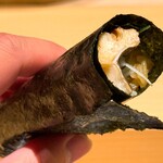 銀座 稲葉 - 穴子 手巻き寿司