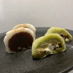 御菓子司　福岡屋  - それぞれの断面
