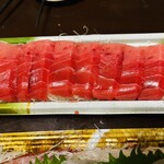 角上魚類 - 中トロ刺身1100円ψ(｀∇´)ψ