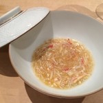 三谷 - 毛蟹と卵のスープ