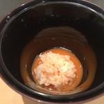 三谷 - すじこの中の原液の卵かけご飯