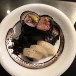 凛 - H26.10 鯵と鰯の巻物をおつまみで