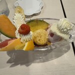 雪印パーラー - プリンアラモード