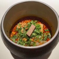 TexturA - よだれ鶏（まずはそのまま　鶏肉を頂きます）