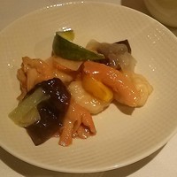南国酒家 原宿本店 - エビとヒラダケ