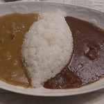 レストラン雪河亭 - あいがけカレー