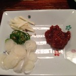 韓国家庭料理 家族 - サムギョプサルセット(薬味)