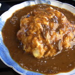 鞠屋 - 玄米オムカレー アップ