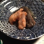 洛陽荘 - 2014年8月：朝食③茄子と牛蒡の煮物