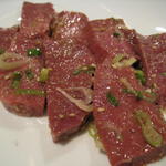 桔梗苑 - 和牛シンゾウ　塩