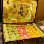 一億円で居酒屋建ててみた。億万鳥者 - 年貢（お通し）¥550
      → なんとマカロン！宝箱のようなボックスから選ぶ演出がユニークで、インパクト抜群