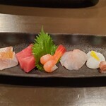 おいしん房　なお - 刺盛り　タコの吸盤旨いです