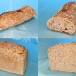 味輝天然酵母パン - ナッツバゲット、ライ麦パン
