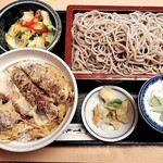 そば遊膳　丸喜家 - カツ丼セットレギュラー1100円