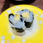 元祖寿司 - 白魚220円、大きめの白魚はお口の中でトロける。