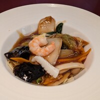 謝朋殿 仙台店 - ハーフ五目焼きそば(2025.07)