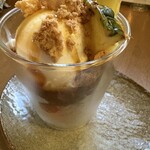 あたびーcafe - 黒糖三昧（ちんすこうを砕いてトッピング）