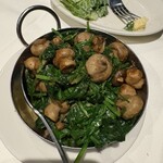 Morton's The Steakhouse - ほうれん草もマッシュルーム