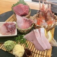 魚の中俣 銀座 - お刺身5点盛