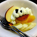 Bistroフルフル - プリンアラモード（２０１４年９月）