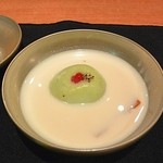 和み庵　篤屋 - アボカドあん豆腐の豆乳仕立て