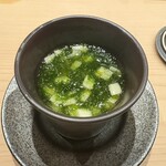 鮨 一喜 - アオサの香りが食欲を唆る茶碗蒸し☆