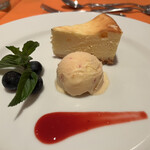 オステルリー アヴァンソワ - デザート　チーズケーキ