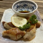 鳥昇 - 鳥皮ギョーザ