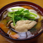 四季の味 さくら井 - optio A30で撮影。ひっつみ汁。