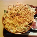 日本海庄や - 桜海老かき揚げ丼（780円）