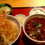 そば庵 菊富士 - 天丼と蕎麦