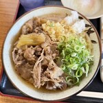 丸池製麺所 - 肉うどん(つめたい)