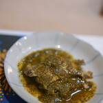 うを徳 - "黑蚫（くろあはび）"、w/肝臟（きも）