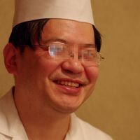 うを徳 - 小宮健一（こみやけんいち）親方（おやかた）　【撮影許可濟】　2011年6月撮影、2019-01モザイク處理