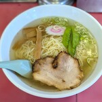  中華料理 吾作 - 塩ラーメン+半チャーハンセット ￥950