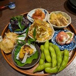 おクじコん - これが食べ応えあり！どれも超美味。特にマスカットのチーズ包みが絶品！