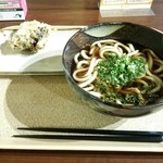 羽生製麺処 - かけうどん\410＋舞茸天\130