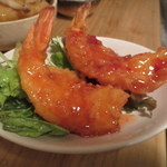 立ち呑みのさのや - エビチリ 280円(2014.9)