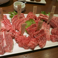 みやび 六本木店 - A5黒毛和牛希少部位盛り合わせ６人前（１人4700円）！