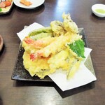 奥出雲 そば処 一福 - 天ぷら盛り合わせ