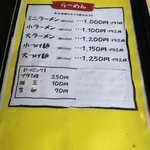 豚の穴 - メニュー