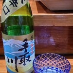 鮨匠 のむら - お酒⑦手取川　純米酒　名流　大辛口(静岡)
      米品種:兵庫県産山田錦&石川県産五百万石、精米歩合50%