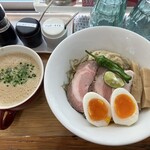 鶏泡そば 草戸ベース - アゴチキつけ麺200g
