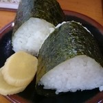 ３３ラ－メン - おにぎり