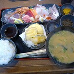 銀蔵 - 特選お刺身定食(2,180円税別)